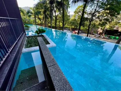 1-Zimmer-Apartment mit Poolzugang und Meerblick in Rawai