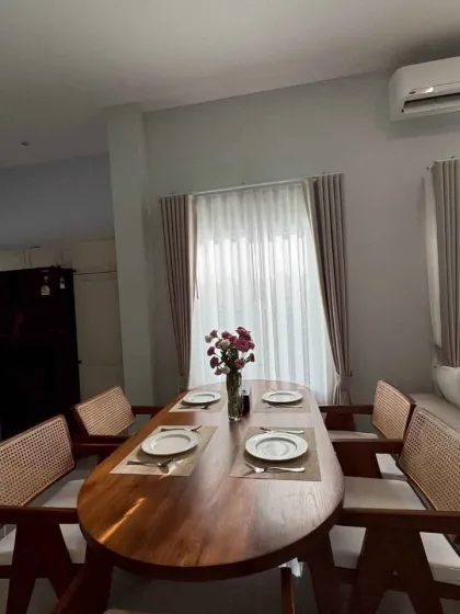 บ้านอัจฉริยะสมัยใหม่ 3 ห้องนอน 2 ห้องน้ำ ใกล้หาดในยาง