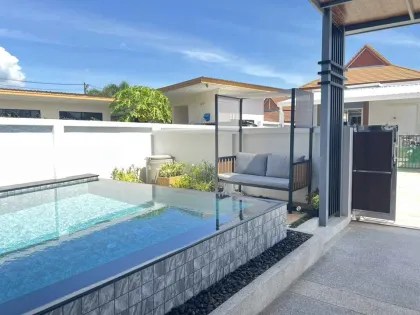 Villa con piscina privada de 3 habitaciones en alquiler mensual en Thalang, Phuket