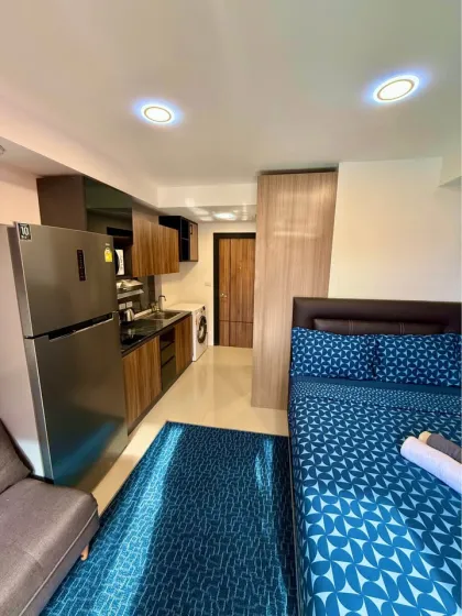 Stilvolles Studio mit Poolblick im 777 Beach Condo, Mai Khao