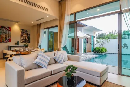 วิลล่าหรู 2 ห้องนอน Shambhala Grand พร้อมสระว่ายน้ำส่วนตัว