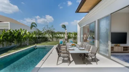 Villa Moderna de 4 Dormitorios con Piscina para Alquiler a Largo Plazo