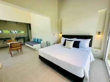 บ้าน 1 ห้องนอน พร้อมสวนให้เช่าในป่าคลอก