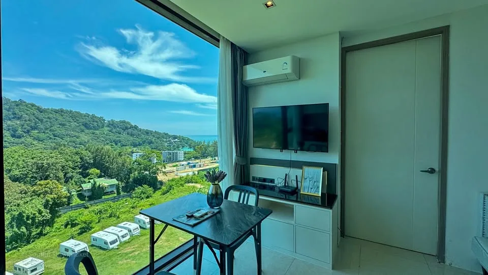 1-Bedroom Apartment with Rare Triple Views in Patong