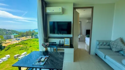 1-Bedroom Apartment with Rare Triple Views in Patong