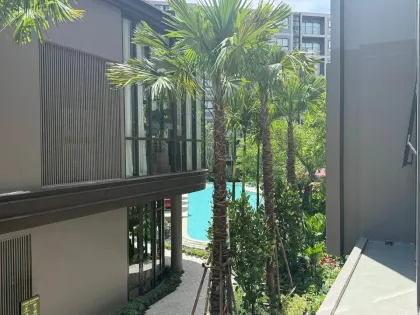 Haustierfreundliche 1-Zimmer-Wohnung mit Poolblick im The Base Cherngtalay