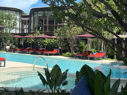 Haustierfreundliche 1-Zimmer-Wohnung mit Poolblick im The Base Cherngtalay