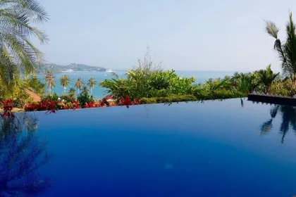 Luxuriöse 3-Schlafzimmer-Villa mit Meerblick zur Miete in Ao Yon