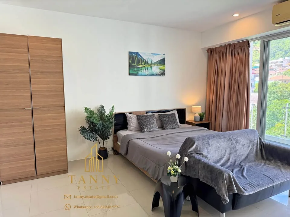 Fully Furnished Studio Condo with Mountain View at Chic Condominium