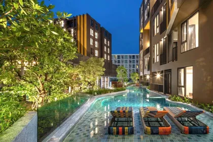 The Base Central现代1卧室花园景观公寓出租