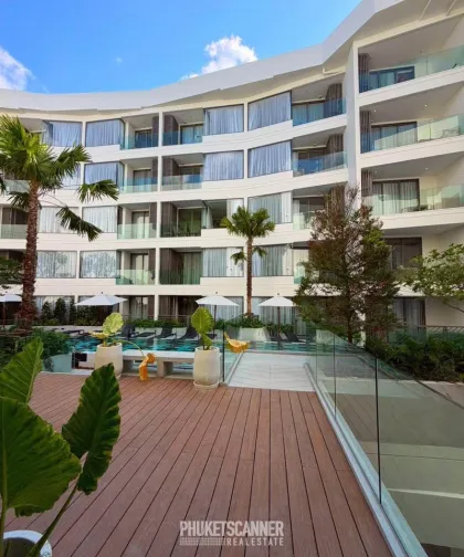 Modern 1-Bed Apartment with Pool View at The Aqua Bang Tao