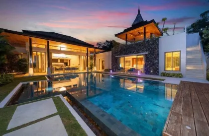 Villa de luxe 4 chambres avec piscine à louer à Botanica Bang Tao Beach