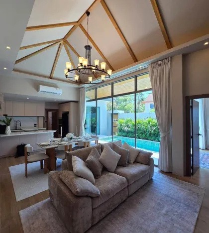 4-Bedroom, 4-Bath Villa with Pool for Rent at Villa Saiyuan Land, Kathu Phuket