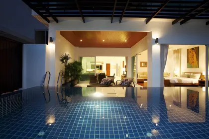 3-Schlafzimmer-Villa mit Meerblick und privatem Infinity-Pool zur Miete in Kamala