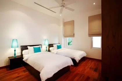 3-Schlafzimmer-Villa mit Meerblick und privatem Infinity-Pool zur Miete in Kamala