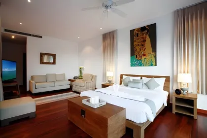 3-Schlafzimmer-Villa mit Meerblick und privatem Infinity-Pool zur Miete in Kamala