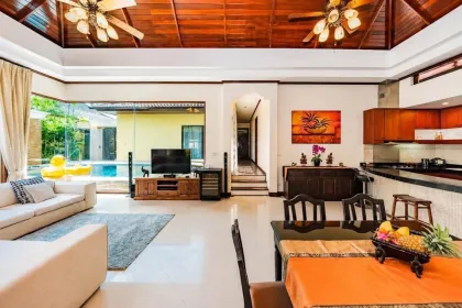 4-Bedroom, 5-Bathroom Villa with Garden near Bang Tao Beach