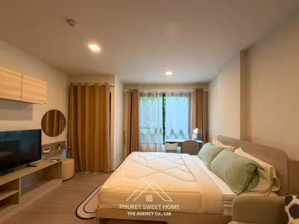 สตูดิโอเฟอร์นิเจอร์ครบที่ Dcondo Reef Kathu ให้เช่า