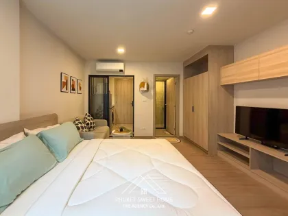 สตูดิโอเฟอร์นิเจอร์ครบที่ Dcondo Reef Kathu ให้เช่า