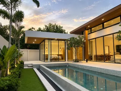 บ้านวิลล่าสระว่ายน้ำส่วนตัวใหม่เอี่ยมให้เช่าในป่าคลอก, ถลาง
