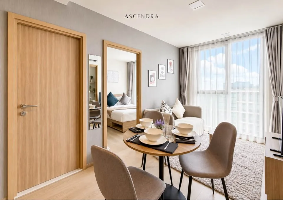 2-Bedroom Condo with Pool View at The Base Rise Central, Phuket Town