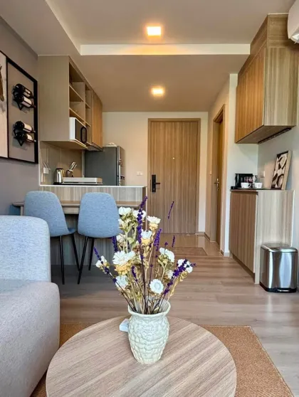 คอนโดใหม่เอี่ยม 1 ห้องนอน พร้อมเลี้ยงสัตว์ได้ ที่ The Base Cherng Talay