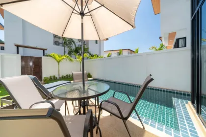 Villa privée 3 chambres avec piscine à Kamala - Goldena Twin