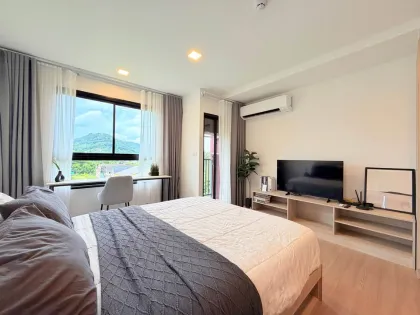 Modern 1 Bed 1 Bath Condo at The Base Bukit with Mountain Views