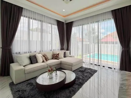 3-Zimmer-Villa mit privatem Pool zur Langzeitmiete in Koh Kaew