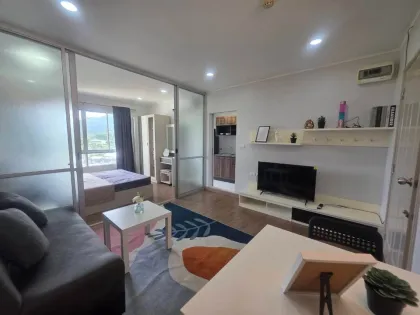อพาร์ตเมนต์ 1 ห้องนอน พร้อมวิวภูเขาที่ Dcondo Kathu Patong