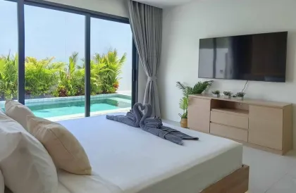 Modern Semi-Detached Pool Villa for Rent in Thalang