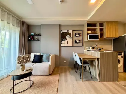 คอนโด 1 ห้องนอนให้เช่า ที่เดอะ เบส เชิงทะเล บางเทา
