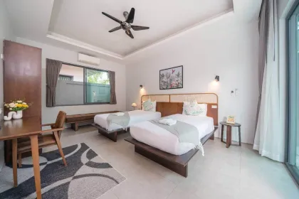 Villa Privada con Piscina, 3 Dormitorios y 3 Baños en Alquiler