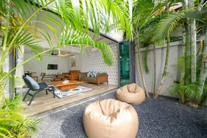 Villa Privada con Piscina, 3 Dormitorios y 3 Baños en Alquiler