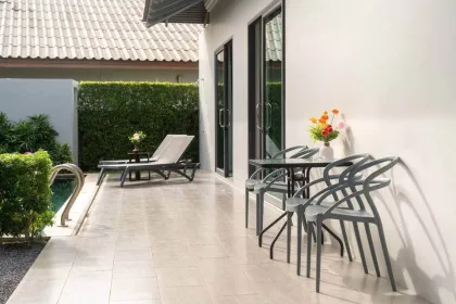 Villa Privada con Piscina, 3 Dormitorios y 3 Baños en Alquiler