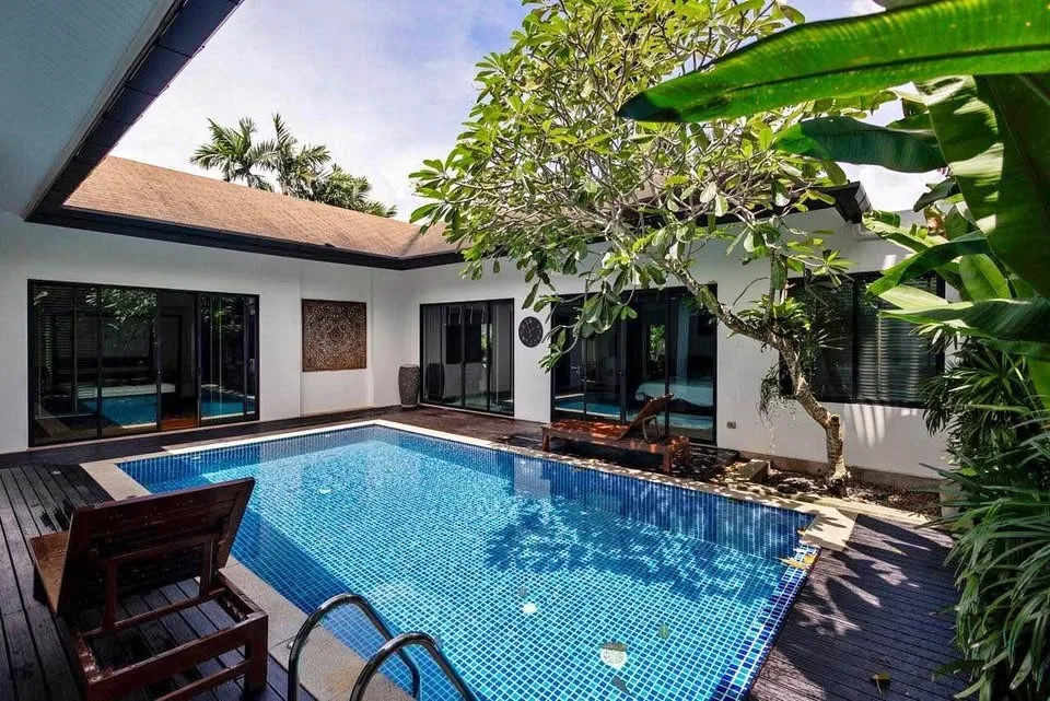 Villa 3 chambres avec piscine à louer à Peykaa Thai Style Village, Layan