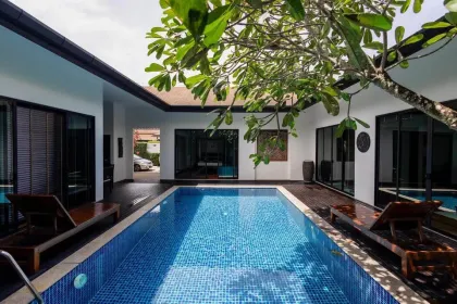 3-Zimmer-Poolvilla zur Miete im Peykaa Thai Style Village, Layan