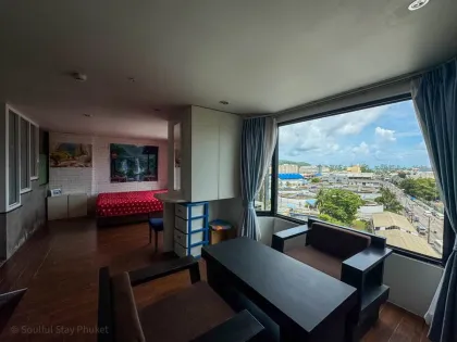 Appartement spacieux 1 chambre avec vue mer et montagne à Patong