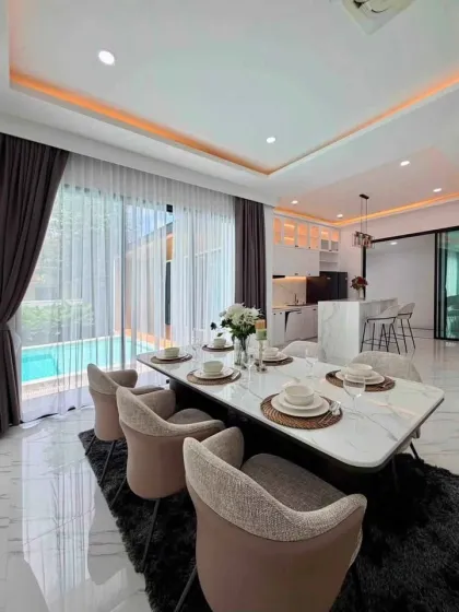 Villa 3 chambres avec piscine privée à Chaofah Garden Home, Kohkaew
