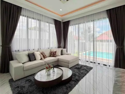 Villa 3 chambres avec piscine privée à Chaofah Garden Home, Kohkaew