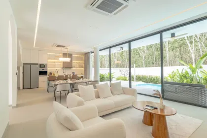 Spacious Modern 4-Bed 5-Bath Pool Villa for Rent in Thalang
