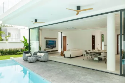 Spacious Modern 4-Bed 5-Bath Pool Villa for Rent in Thalang