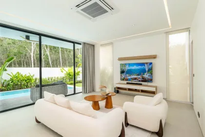 Spacious Modern 4-Bed 5-Bath Pool Villa for Rent in Thalang