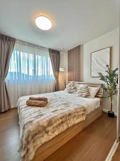 Полностью меблированная 1-комнатная квартира в аренду в D Condo Kathu
