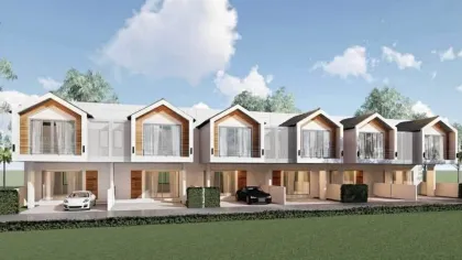 ทาวน์เฮาส์ใหม่ 3 ห้องนอนให้เช่าใน Garden Place Muang Thalang