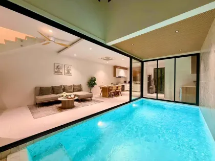 Moderne 3-Zimmer-Villa mit privatem Pool zur Miete in Pasak 2, Choeng Thale