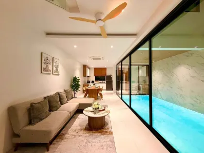 Moderne 3-Zimmer-Villa mit privatem Pool zur Miete in Pasak 2, Choeng Thale