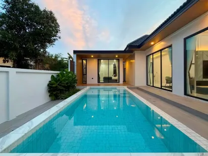 Villa privée 3 chambres avec piscine d'eau salée à louer à Koh Kaew