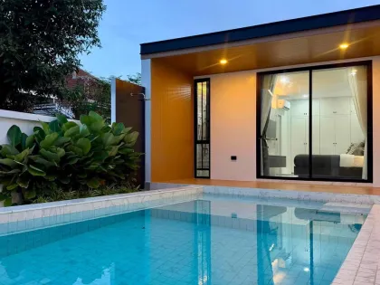 Villa privée 3 chambres avec piscine d'eau salée à louer à Koh Kaew