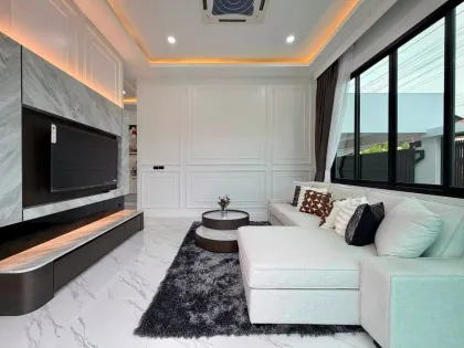Villa privée 3 chambres avec piscine d'eau salée à louer à Koh Kaew